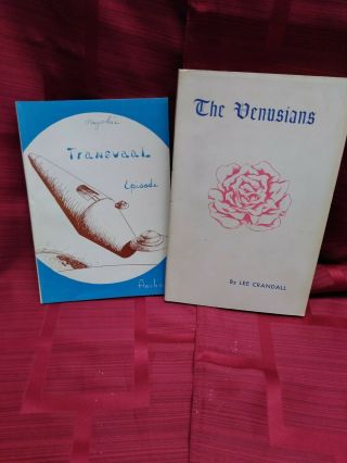Original/vintage (2) Books Ufo Transvaal Episode 1958,  The Venusians 1955