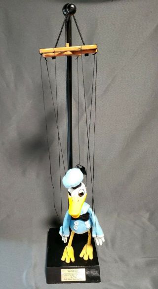 Disney Bob Baker Donald Duck Full Size Marionette Puppet Good 2