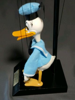 Disney Bob Baker Donald Duck Full Size Marionette Puppet Good 7