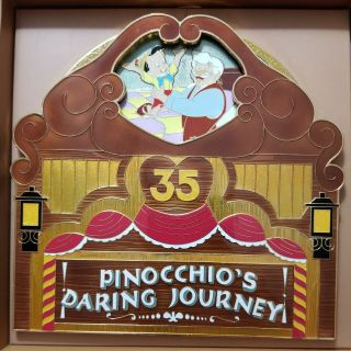 WDI Pinocchio ' s Daring Journey JUMBO slider LE 200 PIN Walt Disney Imagineering 2