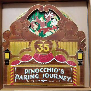 WDI Pinocchio ' s Daring Journey JUMBO slider LE 200 PIN Walt Disney Imagineering 3