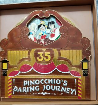WDI Pinocchio ' s Daring Journey JUMBO slider LE 200 PIN Walt Disney Imagineering 4