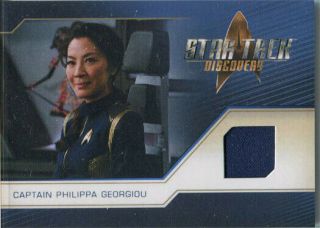 Star Trek Discovery Season 1 Relic Costume Card Rc3 Michelle Yeoh As Georgiou