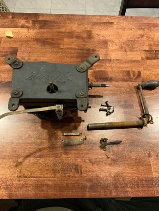 Antique Manophone Music Master Phonograph Crank Type Motor For Victrola Machine