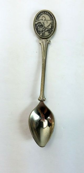 North Carolina Pewter Souvenir Spoon Made By Fort