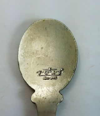 North Carolina Pewter Souvenir Spoon Made by Fort 3