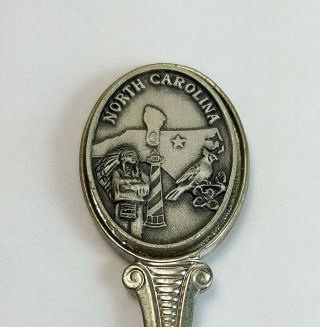 North Carolina Pewter Souvenir Spoon Made by Fort 5
