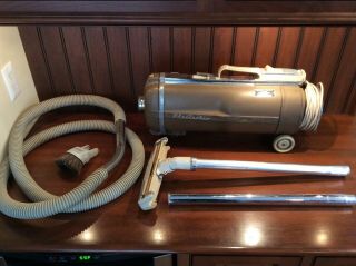 Vintage Retro Gold 1950s Electrolux Vacuum Cleaner Model E Canister