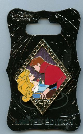 Wdi Disney 60th Sleeping Beauty Diamond The Kiss Aurora Phillip Jumbo Le250 Pin