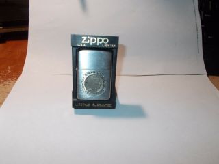 1995 Zippo Lighter American Frontier 1930 Indian Head Buffalow Head Nickle On It