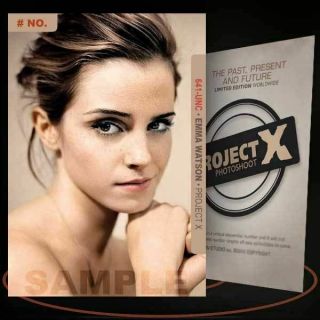 Emma Watson [ 641 - Unc ] Project X Numbered Cards / Limited Edition