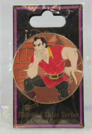 Disney Dssh Beloved Tales Le 300 Pin Dark Gaston Beauty And The Beast