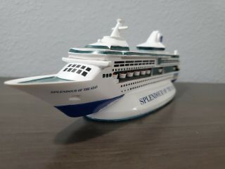 Royal Caribbean Splendour Of The Seas Model Cruise Ship Resin Travel Souvenir 3