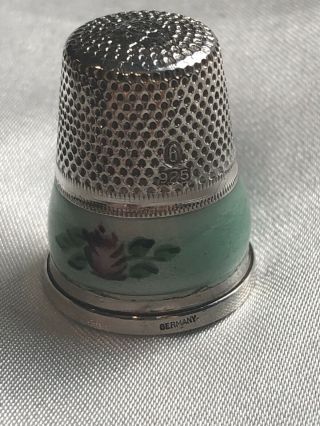 Antique Sterling Silver Germany Thimble