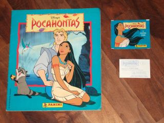 Pocahontas 1995 Complete Panini Sticker Album With A Twist…