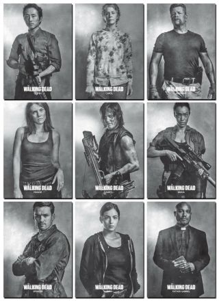 The Walking Dead Season 6 - Profiles Series 2 - 10 Card Promo Set - Glenn Daryl