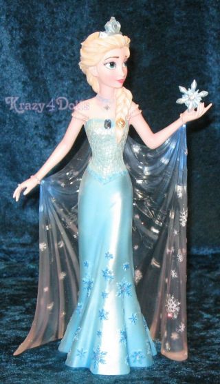 Disney Couture De Force Frozen Elsa Snow Queen Statue Figurine Let It Go
