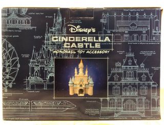 Disney Parks Cinderella Castle Monorail Toy Set Accessory