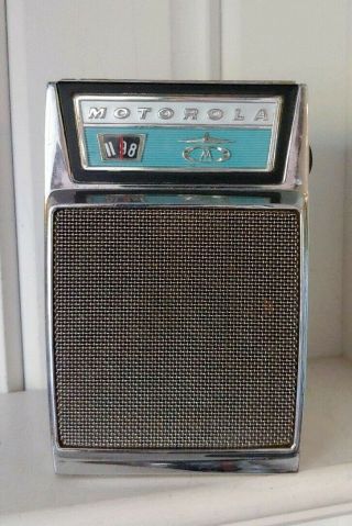 Vintage 1960s Motorola X15n Transistor Am Radio 6 - Transistor Mid - Century