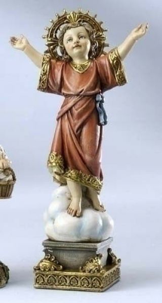 8 " Divine Child Jesus Halo Statue Figurine Baby Gift Religious Birthday