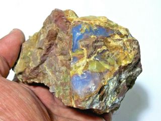 Transparent,  Butte Opal Rough 2,  1.  046 lb.  Some Color Flash/Play of Light, 3