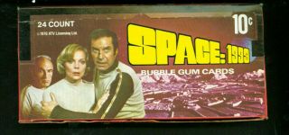 Space 1999 - Wax Pack Trading Card Box By Donruss 1976 - 24 Packs