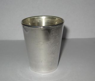 Empire Sterling Silver Shot Glass 1975 Krewe Of Louisianians Mardi Gras Favor