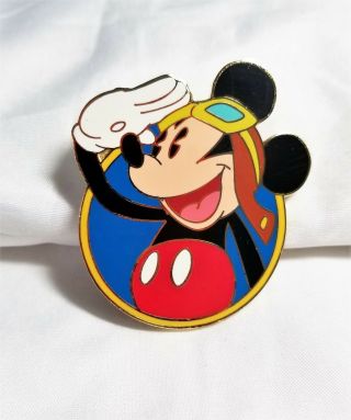 Disney Mickey Mouse Pilot Pin Le 100 - Euc
