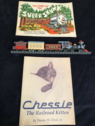Chessie: The Railroad Kitten - Dixon Train History,  Superskunk Train History