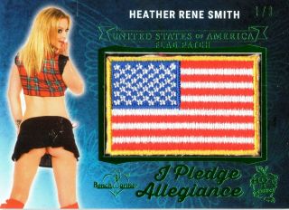 2019 Benchwarmer - 25 Years - Flag Patch - Heather Rene Smith - 1/3