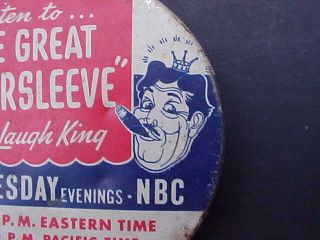 1940s Kraft Cheese Swanky Swig Jar Lid The Great Gildersleeve Vintage Radio 3