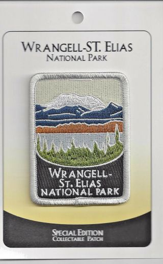 Wrangell - St Elias National Park Souvenir Patch Special Edition Traveler Series