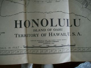 1934 MAP & GUIDE OF HONOLULU AND OAHU 4