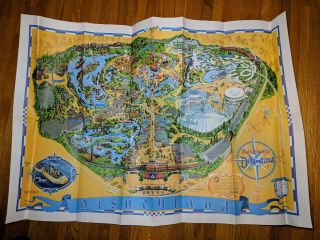 1972 1976 Disneyland Theme Park Souvenir Maps Bear Country And Space Mountain