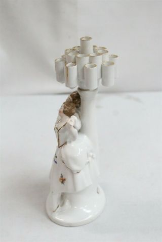 Victorian US Zone Germany Porcelain Dancing Couple Figural Cigarette Holder 2