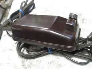 Singer 301a 401a 403a 404 2 Pin Foot Pedal Controller 3 Prong Power Cord Brown