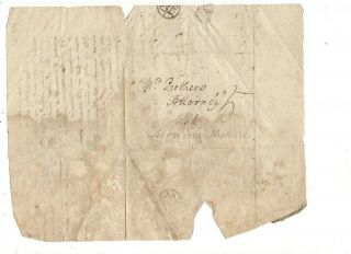 1796 Stampless Folded Letter,  To Monmouthshire,