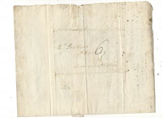 1792 Stampless Folded Letter,  To Monmouthshire,  Uk Ref: Plea Deal