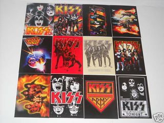 Kiss Band Ikons Press Pass 12 - Card Sticker Set