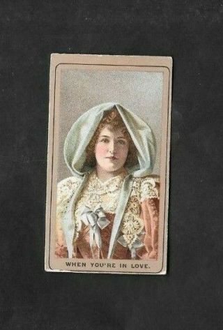 A.  T.  C.  1900 Scarce (sing A Song) Type Card  When You 