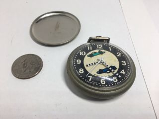 Rare 1974 Mattel Inc Hot Wheels Pocket Watch by Bradley Made in USA pocket watch 4