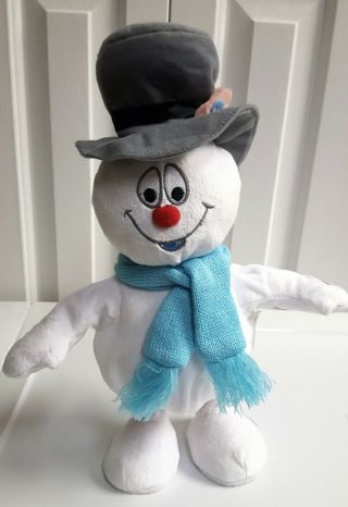 Side Stepping Frosty The Snowman Dancing Singing Plush By Gemmy Rare Htf