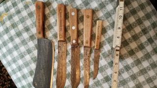 Vintage Old Hickory Knife Set