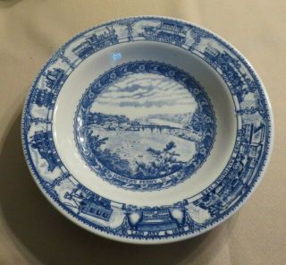 B & O Railroad China,  Shenango Pottery Pa - 9 " Soup Bowl Harpers Ferry Wv