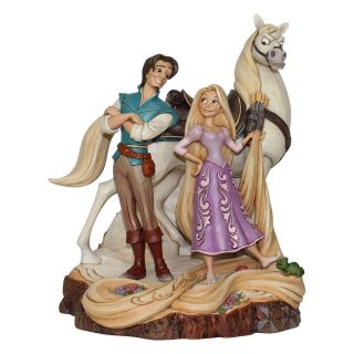 Enesco E8 Disney Traditions Jim Shore Rapunzel Tangled Carved By Heart 4059736
