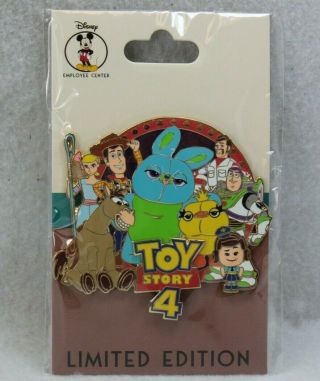 Disney Employee Center Dec Le 250 Pin Toy Story 4 Cluster Woody Buzz Bo Peep