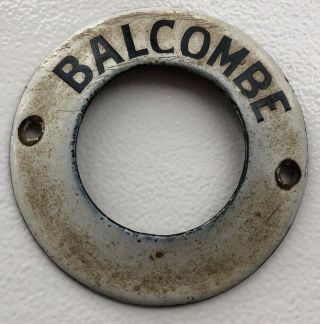 Southern Railway Signal Box Enamelled Sign " Balcombe "
