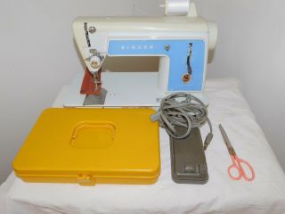 Singer 604 Vintage Sewing Machine Heavy Duty - Serviced (m78b)
