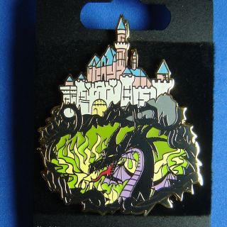 Maleficent Dragon Sleeping Beauty Castle Walk Through Wdi Disney Pin Le 300 Oc