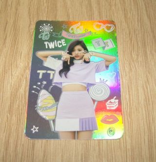 Twice 3rd Mini Album Coaster Lane1 Tt Holo Tzuyu Photo Card Official